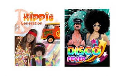 Déguisement hippie et perruque disco : Les générations 60 et 70 à l’honneur